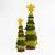 Christmas Decor Light and Dark Green Felt Christmas Tree - Large