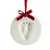 Baby Christmas Handprint Or Footprint Keepsake Ornament