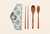 Coconut Utensil Cutlery Set - White