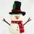 Christmas Decor Felt Snowman With Red Scarf - Large