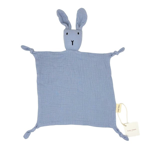 Bunny Lovey Blanket - Blue